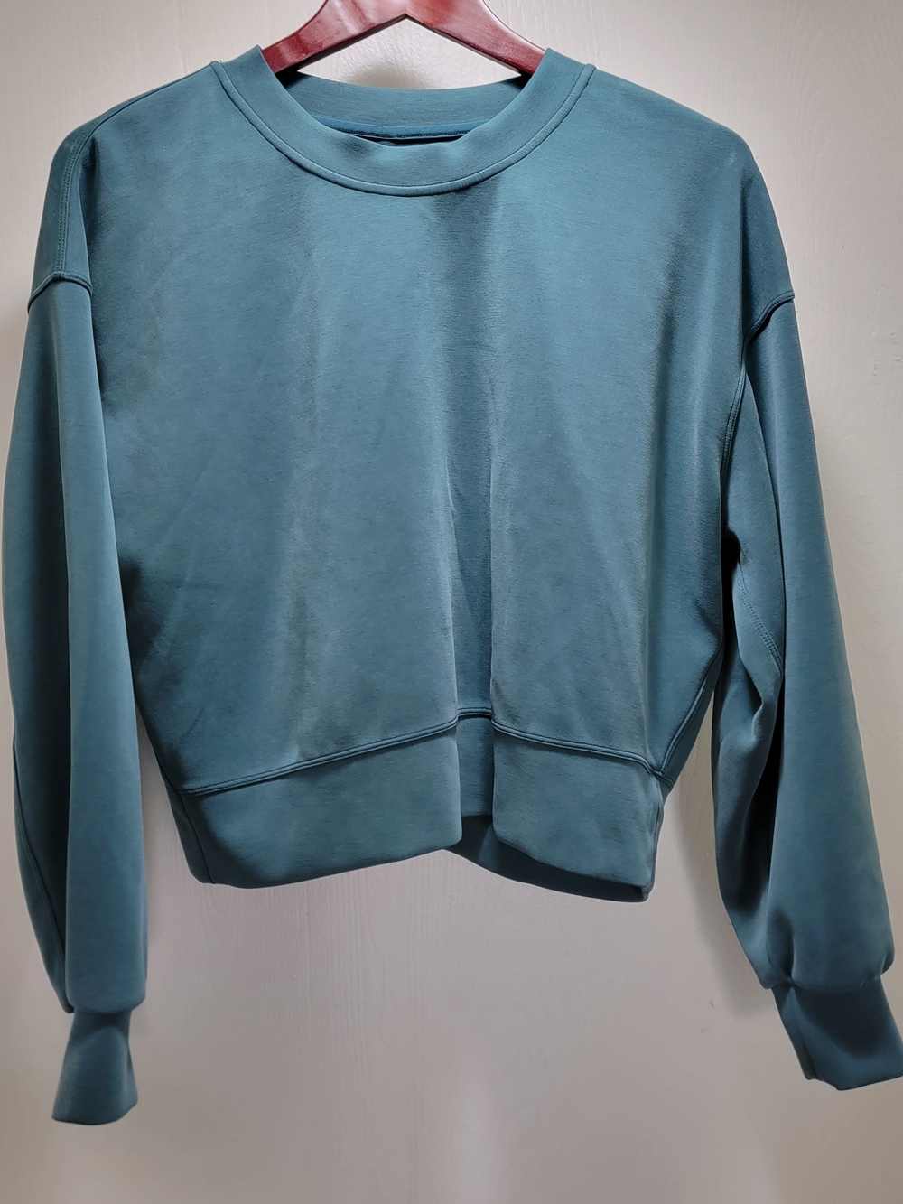 lululemon athletica Cropped Crewneck Sweatshirt - Teal